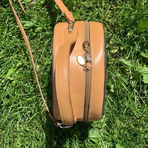 Mark Cross crossbody vintage tan gray - Picture 7 of 16